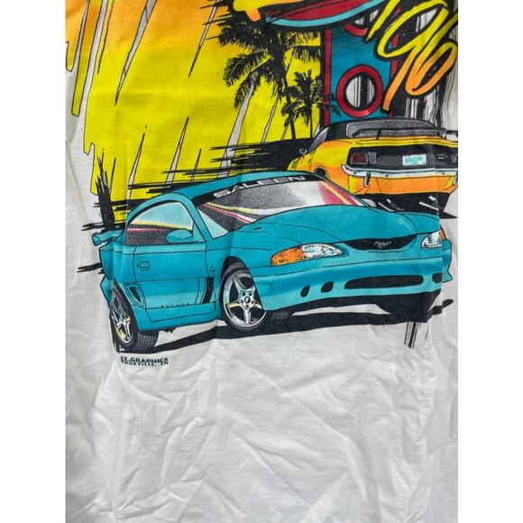 Grand Run 1996 Sof tee shirt S/L LARGE et graphics mustang forge Tennessee - Picture 7 of 16